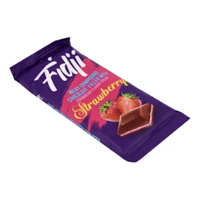 Chocolat préparation alimentaire fourré Fraise FIDJI 90 g