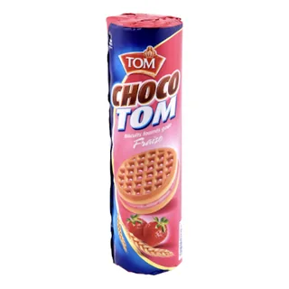 Biscuit fourré fraise TOM 190 g