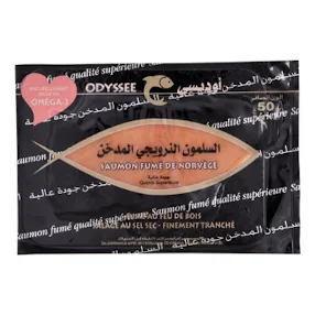 Saumon fumé Nature ODYSSEE 50 g
