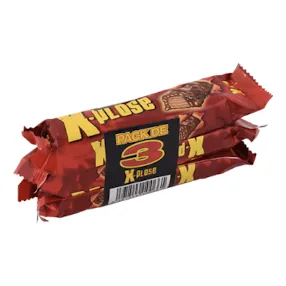 Barre biscuitée chocolat XPLOSE 3 x 36 g