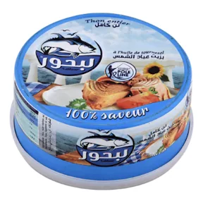 Thon entier à l'huile de tournesol LEBHOUR 160 g