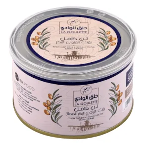 Thon entier à l'huile d'olive extra vierge LA GOULETTE 400 g