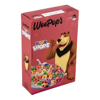 Céréales de blé, maïs et orge power loops WEEPOPS 150 g