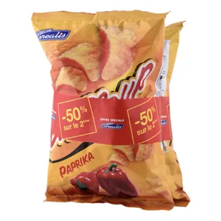 Chips Paprika CHIPS'UP 2 x 70 g