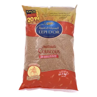 Couscous complet moyen LEPIDOR 1 kg