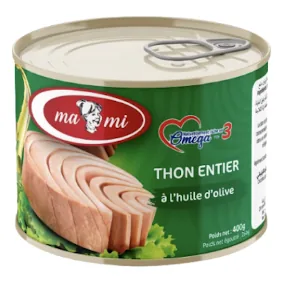 Thon entier Huile d'olive MAMI GARDEN 400 g