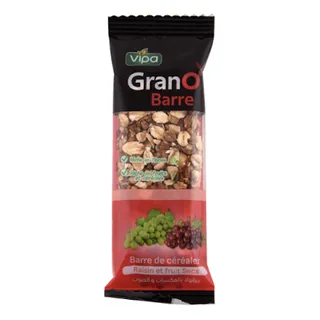 Barre de céréales raisin GRANO 27 g