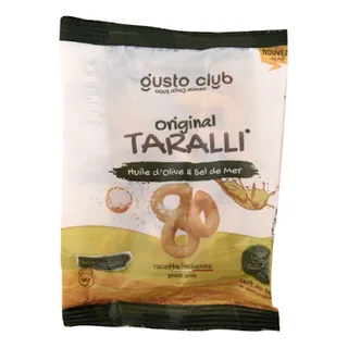 Crackers Huile d'olive et sel de mer TARALLI 60 g