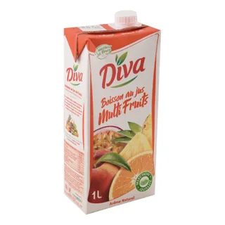 Boisson au jus Multi-fruits DIVA 1Litre
