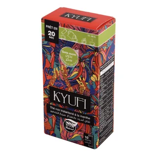 Thé noir soluble Menthe- Sans sucre KYUFI 10 x 0,9 g