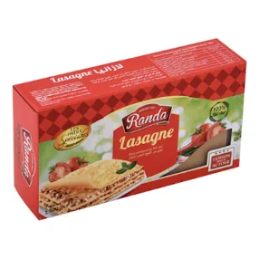 Pâte lasagne RANDA la boite de 500 g