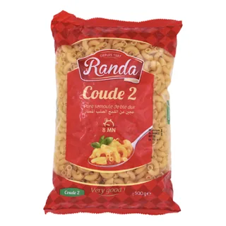 Pâte coude n°2 RANDA le sachet de 500 g