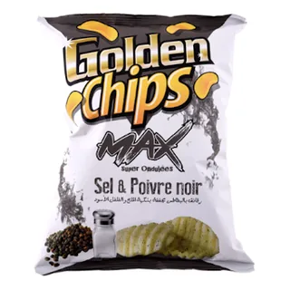 Chips Sel et poivre MAX GOLDEN 70 g