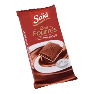 Chocolat fourré Crème lait SAID 100 g