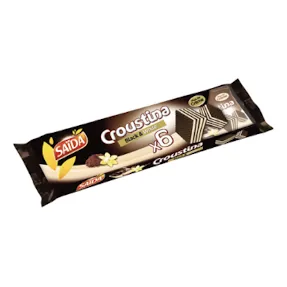 Gaufrettes Black & white CROUSTINA 6 x 33 g