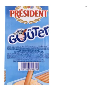 Fromage fondu et biscuits PRÉSIDENT Goûter 23 g