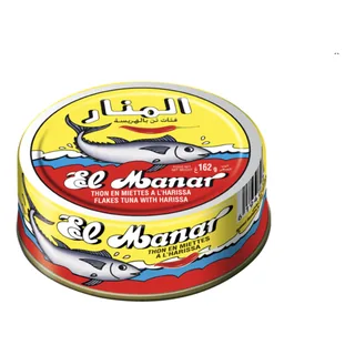 Thon en miettes à l'harissa EL MANAR 162 g