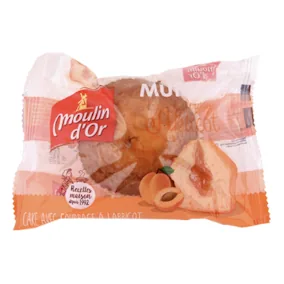 Muffin abricot MOULIN D'OR 55 g