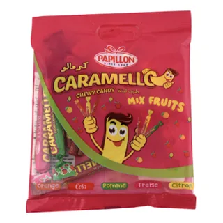 Bonbon assortis CARAMELLO PAPILLON 8Pièces - 50 g