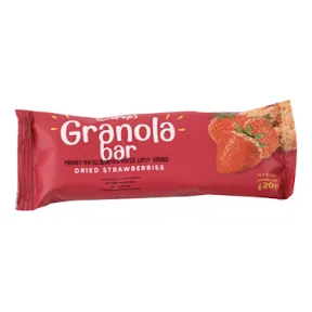 Barre de céréales granola-fraise WEEPOP'S 20 g