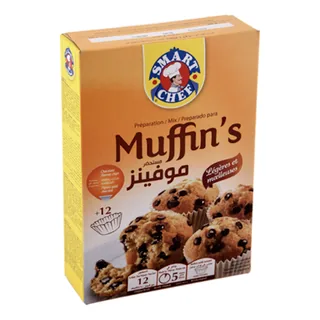 Préparation muffins Aux pépites de chocolat SMART CHEF 350 g