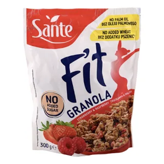 Muesli sans sucre Fit granola framboise et fraise SANTE 300 g