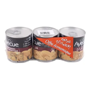 Champignon Pieds et morceaux AEYCUE 3 x 185 g