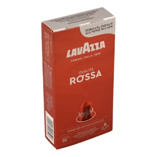 Café nespresso En aluminium - Rossa intenso 10 LAVAZZA 10 Capsules-55 g