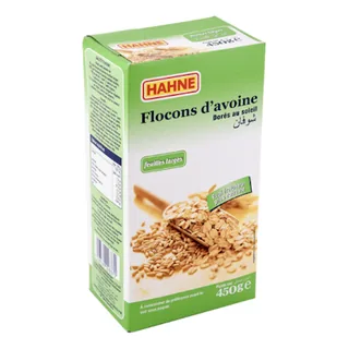 Flocons d'avoine feuille large HAHNE 500 g