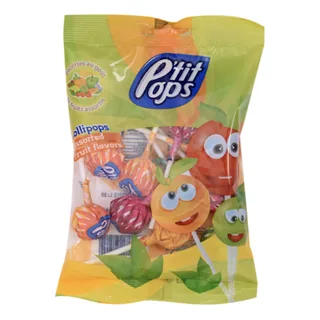 Sucettes fruits P'TIT POPS 120 g