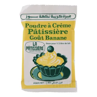 Crème dessert Banane LA PATISSIERE 40 g