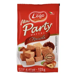 Gaufrettes mini Noisette PARTY LAGO 125 g