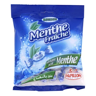 Bonbon Menthe fraiche PAPILLON 150 g