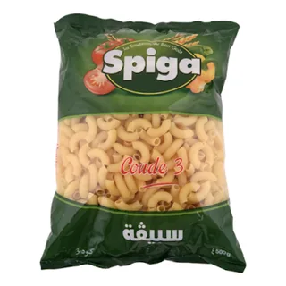 Pâtes coude n°3 SPIGA le sachet de 500 g