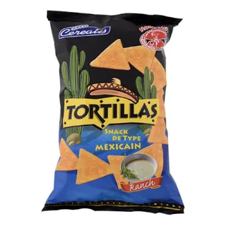 Snacks mexicain ranch TORTILLAS 120 g