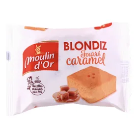 Blondiz fourré caramel MOULIN D'OR 55 g