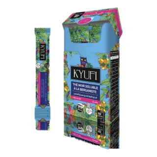 Thé vert soluble Citron-Sans sucre KYUFI 10 Sachets