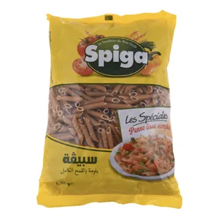 Penne lisse complet SPIGA le sachet de 500 g