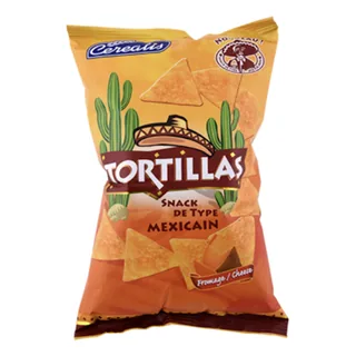Snacks mexicain fromage TORTILLAS 120 g