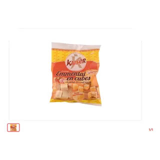 Fromage à l'emmental KAISER 100 g