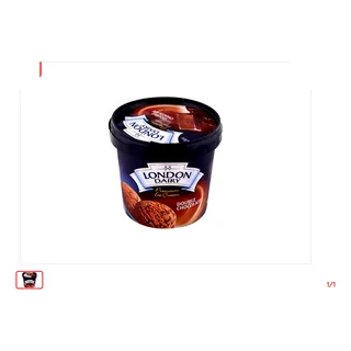 Glace Double chocolat LONDON DAIRY 1 L
