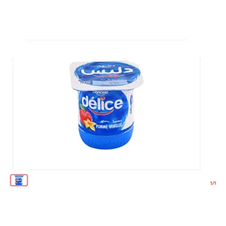 Yaourt aromatisé Pomme -vanille DELICE DANONE 110 g