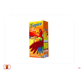 Cocktail de fruits boisson au jus multivitaminé TROPICO 1 L