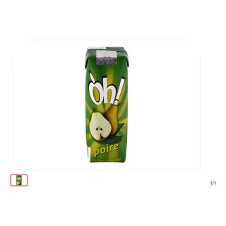 Boisson au jus Poire OH! 25 cL
