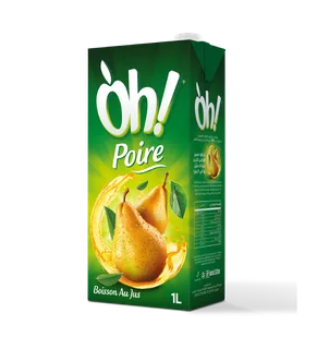 Boisson au jus Poire OH! 1 L