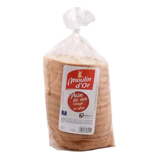 Pain de mie nature MOULIN D'OR 17 tranches