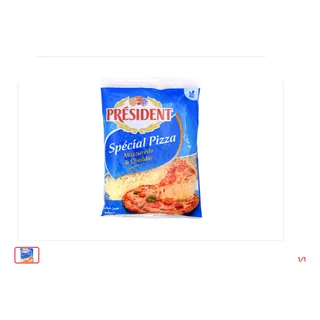 Fromage rapé spécial pizz PRESIDENT 120 g