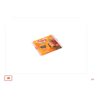 Fromage slice burger Au cheddar FROMY 75 g-5 Tranches