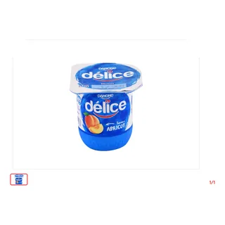 Yaourt aromatisé Abricot DELICE DANONE 110 g