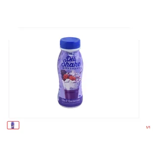 Boisson lactée milkshake Fruits rouges DELICE 190 g